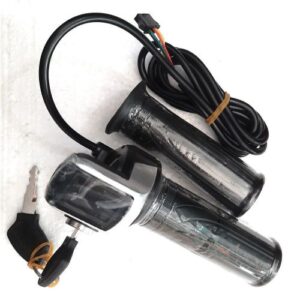 24V E-Bicycle Throttle with key switch and voltage level indicator